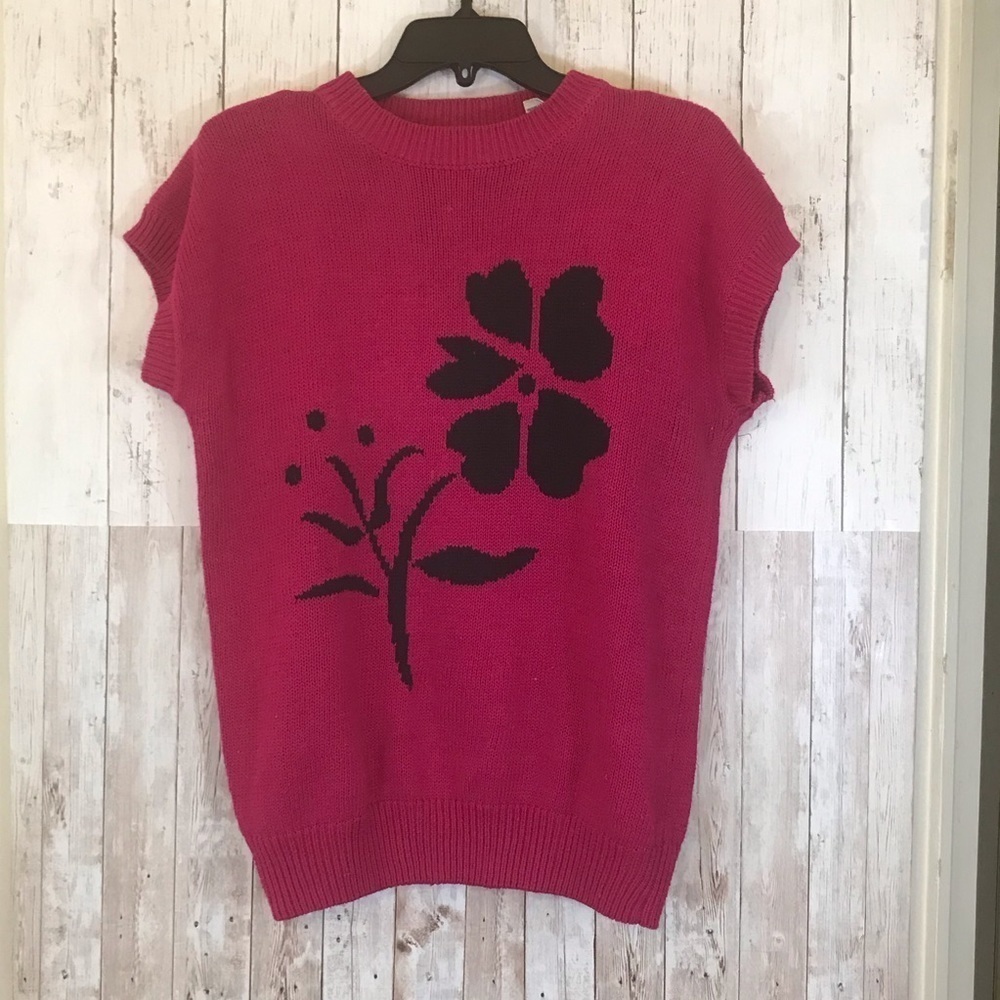 Vintage 90's US Bound Floral Sweater Vest Size M